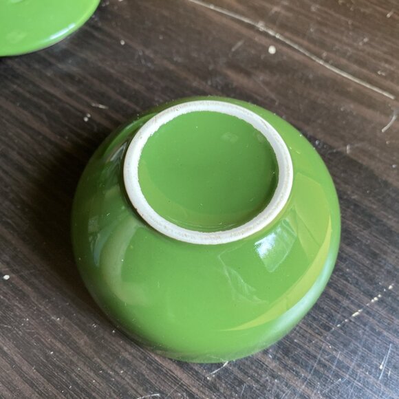 Oxford China Annie Laurie Cream  Sugar Set MCM Cottage Green 4" - Picture 6 of 11